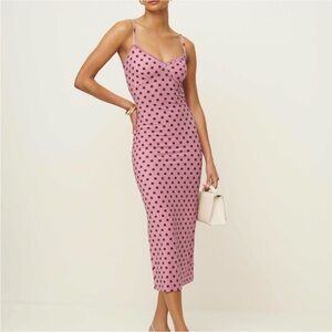 Reformation cesca Knit dress in fandango size 12